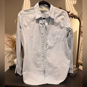 Abercrombie & Fitch Blue Button-down Shirt